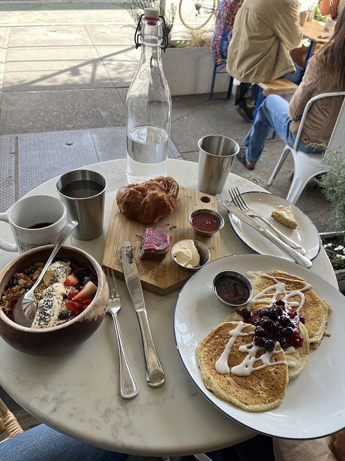 Breakfast   at The Butcher's Daughter - West Village in New York City