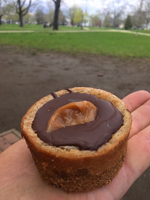 Chocolate Peanutbutter Cheesecake at Three Girls Vegan Creamery - Boston in Guilford