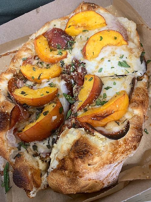 Personalized pizza! (Off menu!) at Three Girls Vegan Creamery - Boston in Guilford