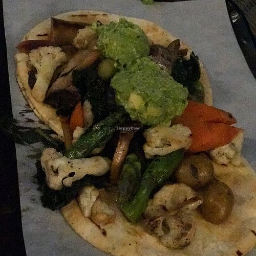 stacked veggies at ButterLeaf in Irvine