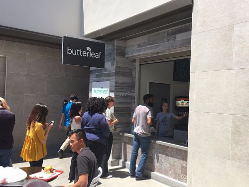 Store front at ButterLeaf in Irvine