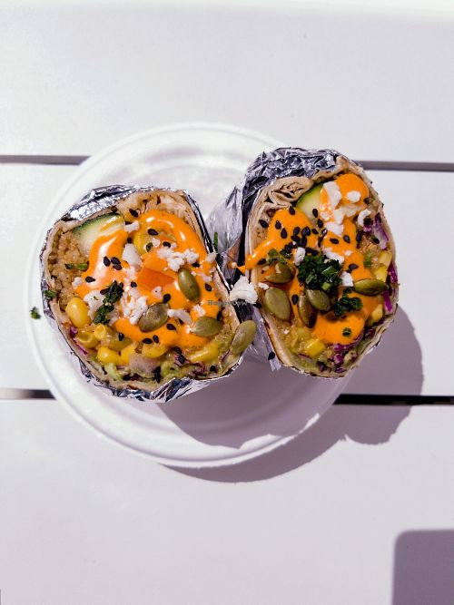 Two-Hander Burrito at ButterLeaf in Irvine