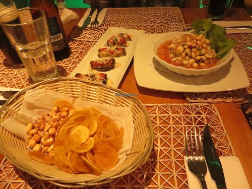 food at El Jardin in Puerto Ayora