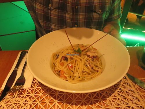 food at El Jardin in Puerto Ayora