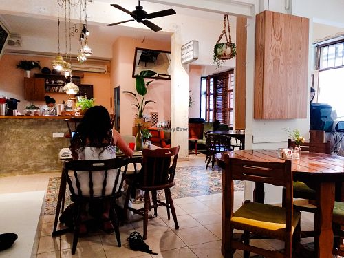 Inside of Cafe Michaelangelo at Michelangelo Cafe in Tel Aviv