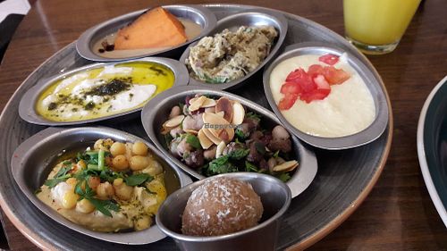 The Jaffa style breakfast 2/2 at Michelangelo Cafe in Tel Aviv