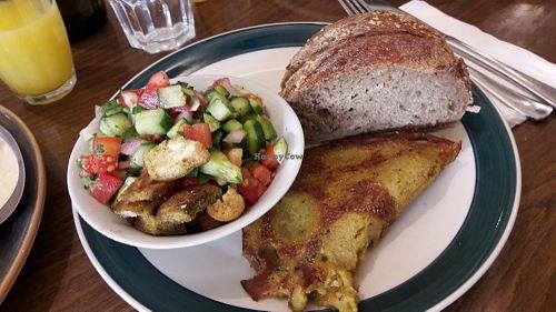 The Jaffa style breakfast 1/2 at Michelangelo Cafe in Tel Aviv