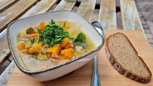 Gemüseeintopf at Suppenplantage in Kassel