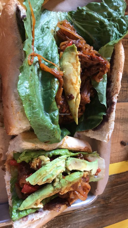 Jackfruit torta at B Street Eats in Jacksonville
