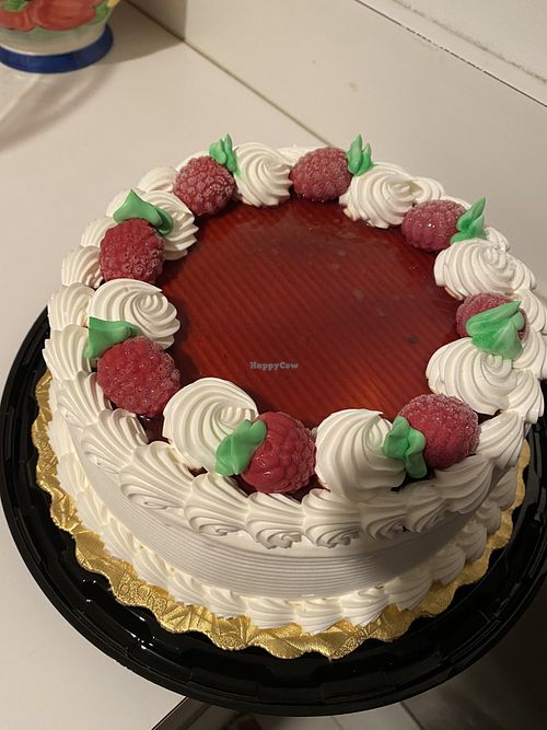 Strawberry vegan ice cream cake   at Hershey's Ice Cream & More in Levittown