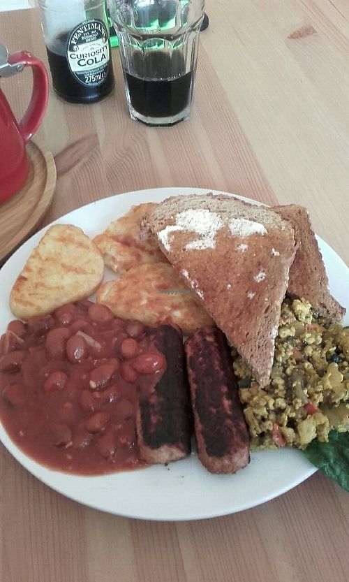 vegan breakfast at The Honest Vegan in Belfast