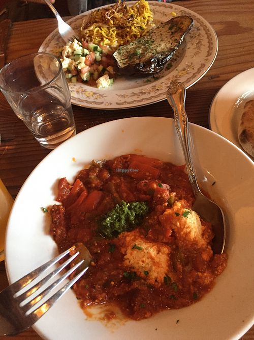 Shakshuka + Grilled Eggplant Plate at Aviv - Old Town in Portland