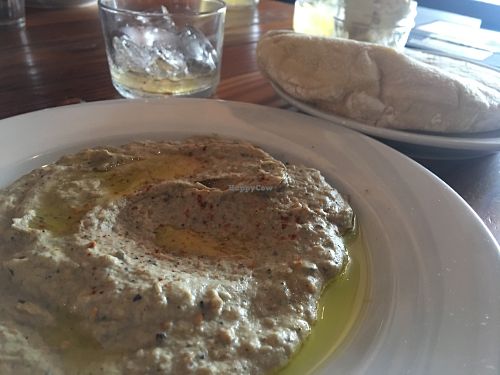 Babaganoush and pita :) at Aviv - Old Town in Portland