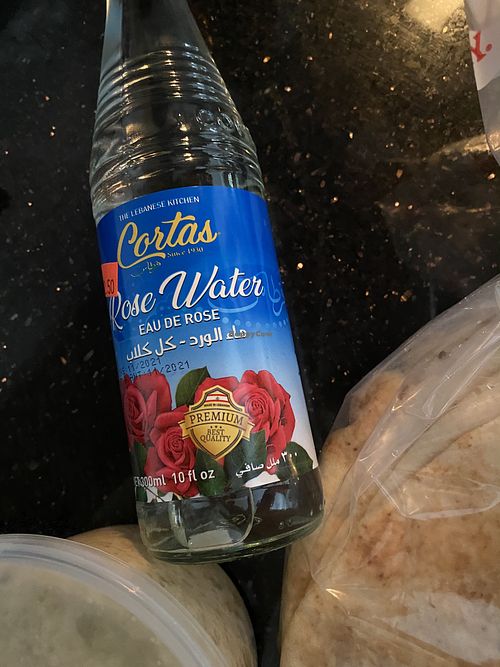 Rose water at Cedars Grill in St Petersburg