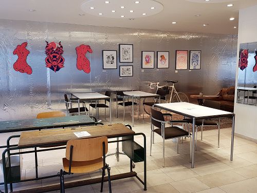 New location interior at I Scream Coffee in Leiden