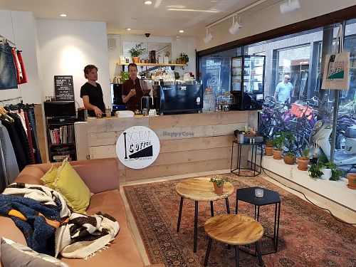 New location interior at I Scream Coffee in Leiden