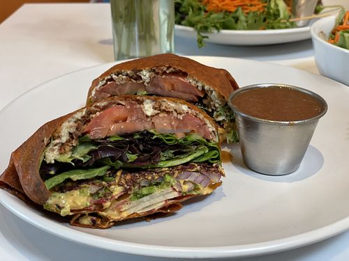 Crunchwrap  at Under the Sun Cafe in Long Beach