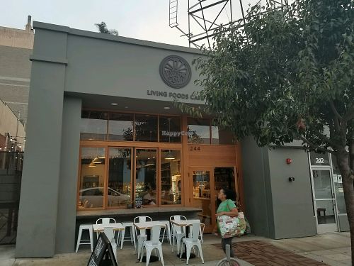 outside at Under the Sun Cafe in Long Beach