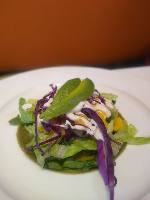 salad at Under the Sun Cafe in Long Beach