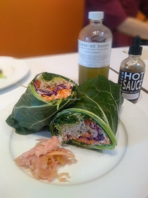 tuno wrap at Under the Sun Cafe in Long Beach