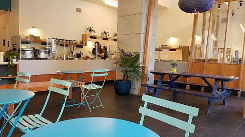 inside at Backyard Bowls - DTLA in Los Angeles