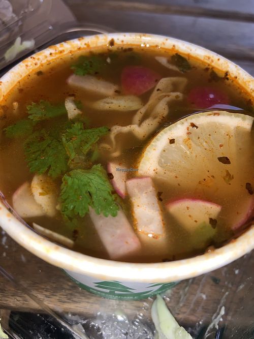 Pozole, so much flavor at Chef Tanya's Kitchen in Palm Springs
