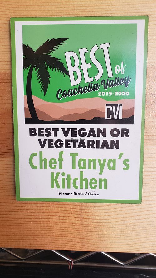 The best V restaurant in CV. at Chef Tanya's Kitchen in Palm Springs