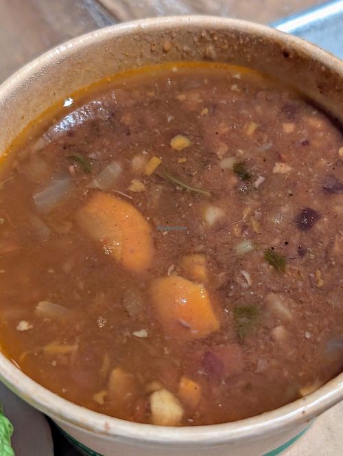 Bean soup at Chef Tanya's Kitchen in Palm Springs