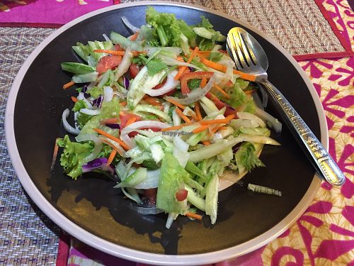 Delicious cucumber salad :) at Naga Cafe & Bar in Koh Chang