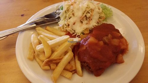 Chicken chop at Aik Chong Vegetarian Restaurant in Butterworth