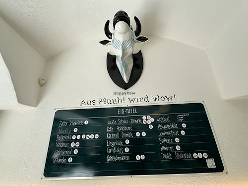 clear labeling  at Eis Greissler in Linz