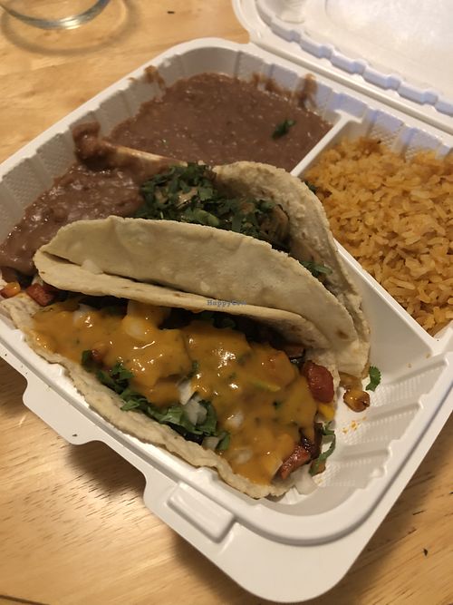 Tierra y Cielo taco  at Luna Azul in Seattle