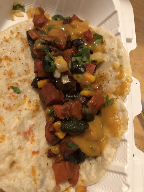 Tierra y Cielo taco  at Luna Azul in Seattle