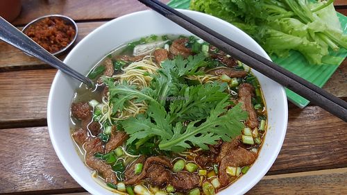 mi sa te (spicy wheat noodle) at Thien An Phat in Ho Chi Minh City
