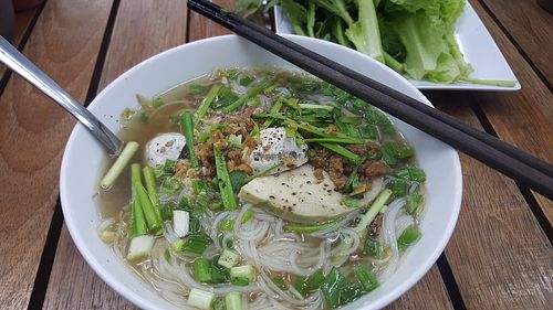 hu tieu Nam Vang (rice noodle soup Phnom Penh style) at Thien An Phat in Ho Chi Minh City