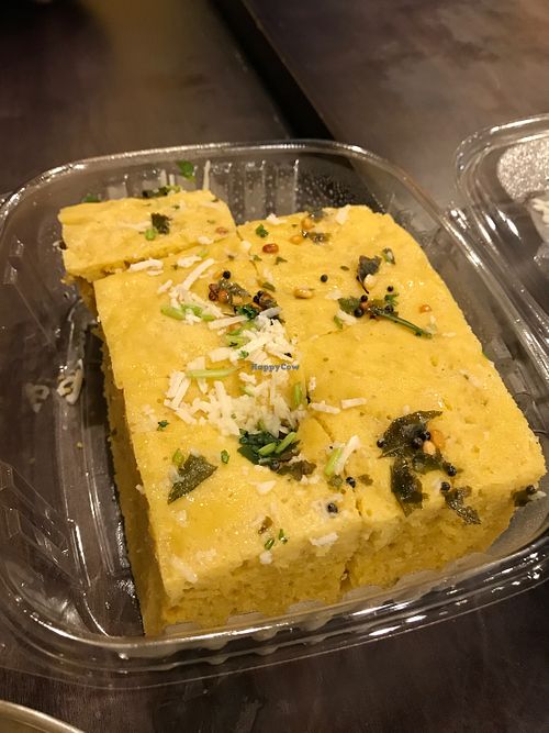 Dhokla- take home package also at Namaste  in Aliso Viejo