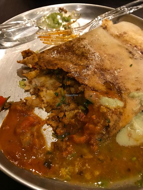 Pav Bhaji dosa at Namaste  in Aliso Viejo