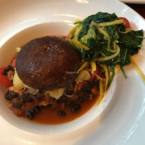 spaghetti squash dinner at The Thistle Inn in Boothbay Harbor