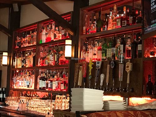 bar at The Thistle Inn in Boothbay Harbor