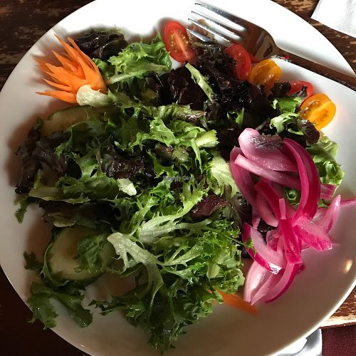 salad at The Thistle Inn in Boothbay Harbor