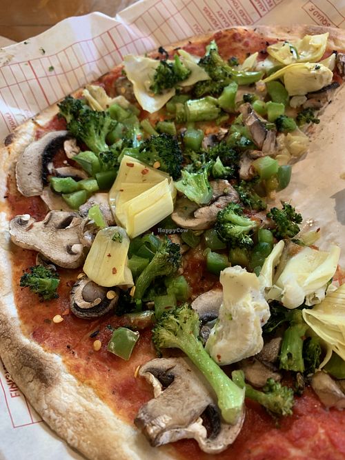 My custom vegan pizza! at Mod Pizza in Bellevue