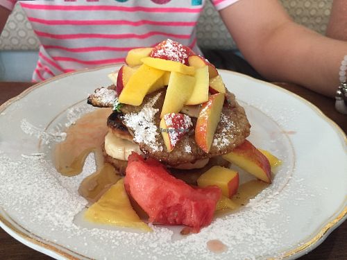 vegan pancakes  at Lieblingscafe in Bregenz