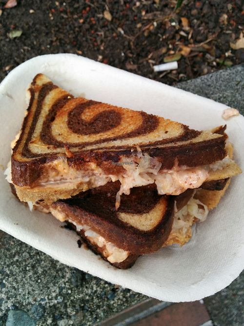 Rueben at The Bandwagon Food Truck in Nanaimo