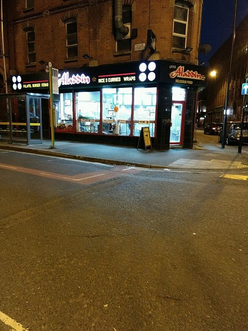 spotted at Little Aladdin in Manchester