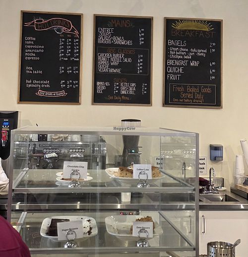 The menu at Queen Street Commons in Kitchener