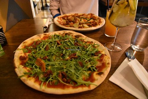 Pizza at Leonardo Verde in Warsaw