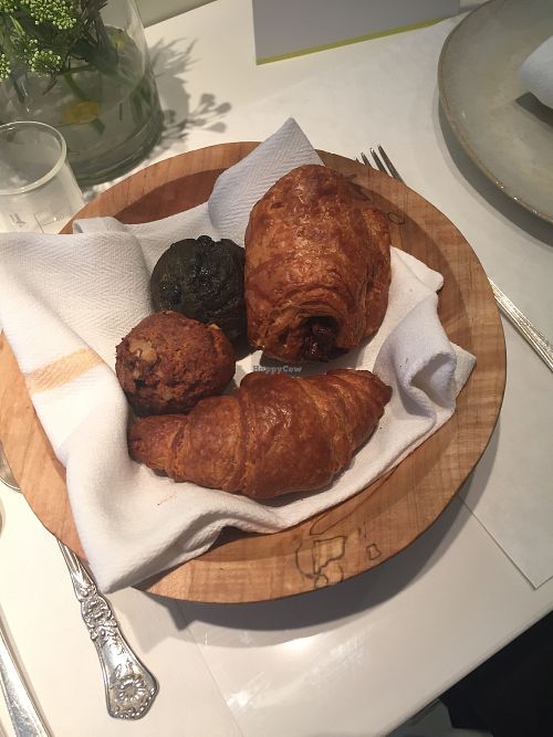 Vegan pastry basket at abcV in New York City