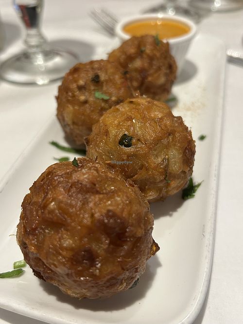Vegetable pakora   at The Khukuri Restaurant in Edinburgh