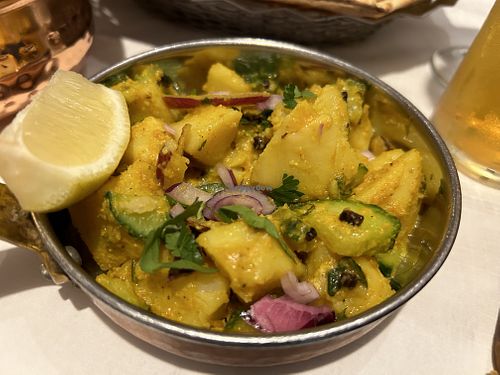 Aloo ka Achar  at The Khukuri Restaurant in Edinburgh
