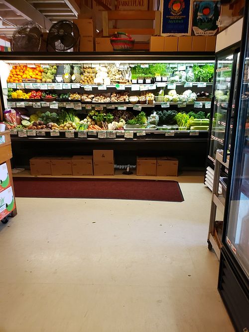 Veggie section at Red Barn Natural Grocery in Eugene